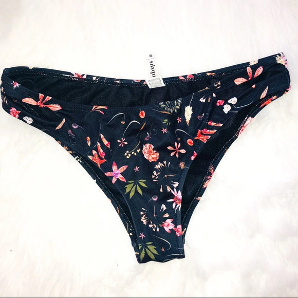 Cupshe medium sexy floral bikini swim bottoms - Picture 2 of 5